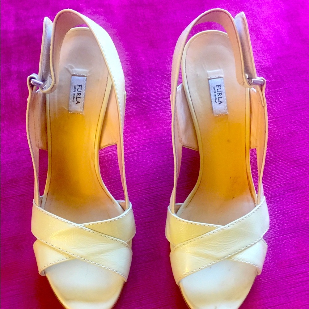 FURLA Sandals. (Wedge)  Made In Italy
